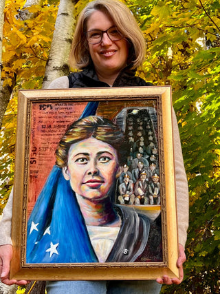 Big Annie Clemenc: The "American Joan of Arc" of the Copper Country Strike - Lynn Mazzoleni Studio & Gallery